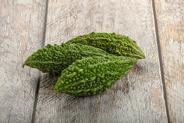 Green raw bitter lemon vegetables