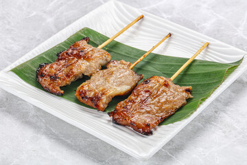Thai cuisine - grilled pork skewer
