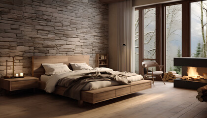 Redefining Modern Bedrooms with Rustic Interior Design