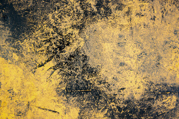 Abstract background in black and orange, top view