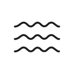 水、海のイメージ　自然アイコン