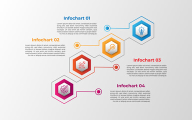 Simple Infographic logo design