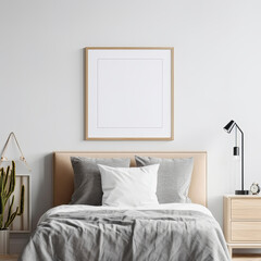 home interior design concept blank mockup poster artwork frame template on the wall house beautiful home interior decoration background creative home showcase mockup photo frame,ai generate