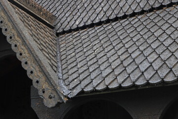 église en bois debout de Vik, Norvège