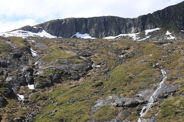 Fototapeta na wymiar randonnée en Norvège