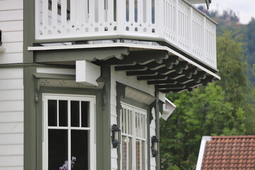 maison de bois de Balestrand, Norv&egrave;ge
