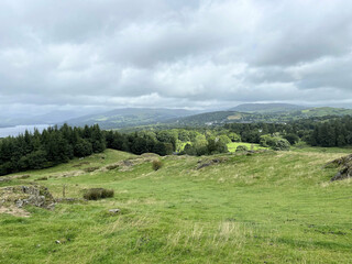 A view of the Lake District at Brant Fell