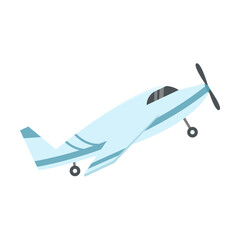 Airplane flat vector. Passenger aeroplane, jet or aircraft for airlines, air transport isolated on white background. Aviation, transportation concept