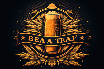 craft beer . emblem, icon, logo.