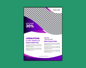 special new modern flyer design for personal identity