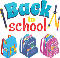 back to school icons set free vector design 