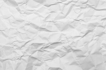 Fototapeta premium White Paper Texture background. Crumpled white paper abstract shape background with space paper recycle for text.