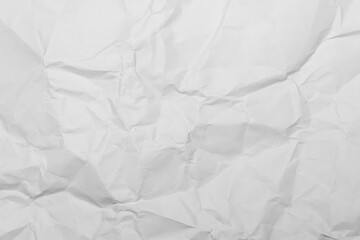 Naklejka premium White Paper Texture background. Crumpled white paper abstract shape background with space paper recycle for text.