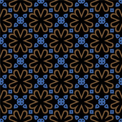 Geometric ornament in ethnic style.Seamless pattern with abstract  shapes.Repeat design for fashion, textile design,  on wall paper, wrapping paper, fabrics and home decor.