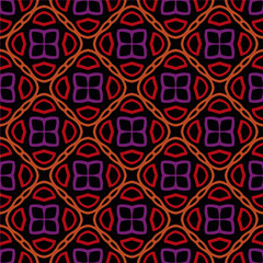 Geometric ornament in ethnic style.Seamless pattern with abstract  shapes.Repeat design for fashion, textile design,  on wall paper, wrapping paper, fabrics and home decor.
