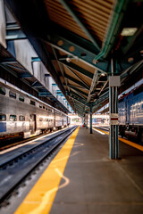 city of chicago illinois underground train station usa