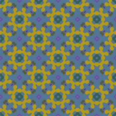 Geometric ornament in ethnic style.Seamless pattern with abstract  shapes.Repeat design for fashion, textile design,  on wall paper, wrapping paper, fabrics and home decor.