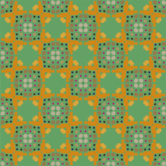 Geometric ornament in ethnic style.Seamless pattern with abstract  shapes.Repeat design for fashion, textile design,  on wall paper, wrapping paper, fabrics and home decor.