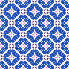 Geometric ornament in ethnic style.Seamless pattern with abstract  shapes.Repeat design for fashion, textile design,  on wall paper, wrapping paper, fabrics and home decor.