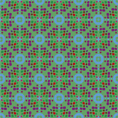 Geometric ornament in ethnic style.Seamless pattern with abstract  shapes.Repeat design for fashion, textile design,  on wall paper, wrapping paper, fabrics and home decor.