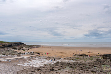 Rest Bay, a beautiful beach in Porthcawl, south Wales.