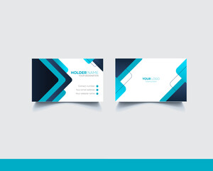  business card in modern style