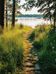 Pfad am See