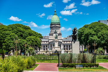 The Palace of the Argentine National Congress, Palacio del Congreso in Buenos Aires, Argentina