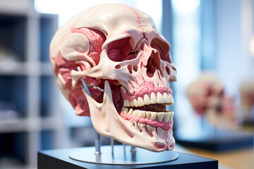 anatomical human skull generative ai