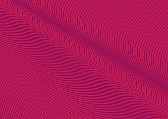 Abstract purple lines on pink background. Modern geometric line design. Futuristic technology concept. Suitable for posters, banners, flyers, business, corporate, covers,