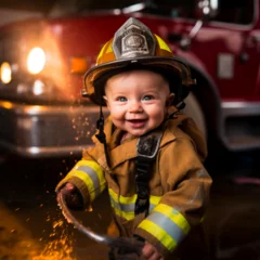 Fotobehang Babies On Fire: Knuddelige Lebensretter © franz