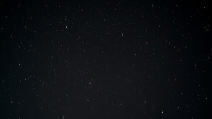 Starry sky. Night sky. Starfall on the night of August 12 to August 13. Falling star. Texture, background.