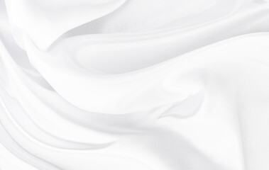 White gray satin texture that is white silver fabric silk background with beautiful soft blur pattern natural.