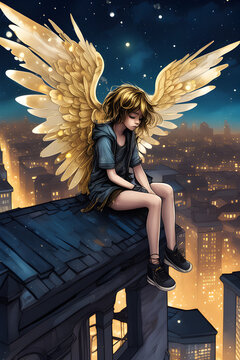 angel with wings