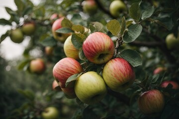 apples on a tree