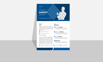 Creative business flyer template.