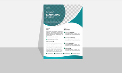 Creative business flyer template.