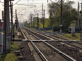 Fototapeta na wymiar Russian railways