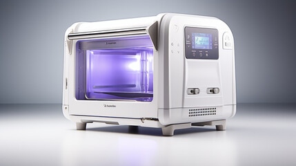 Fototapeta premium Portable dental curing oven isolated on white background