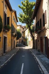 Obraz premium street in Italy old town.