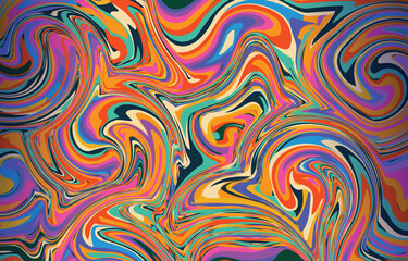 Psychedelic Abstract Background