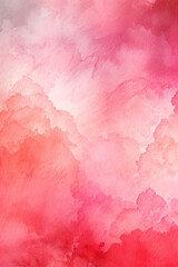 Sugar cotton pink clouds design background.Watercolor style texture. Delicate card. Elegant decoration. Fantasy pastel color