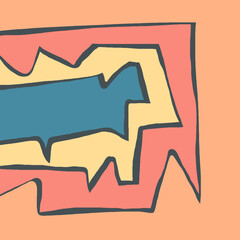 pastel shape and movement concept, abstract background