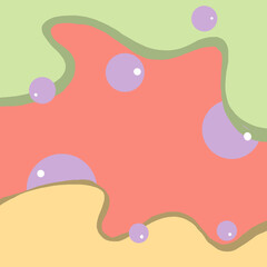 pastel shape and movement concept, abstract background