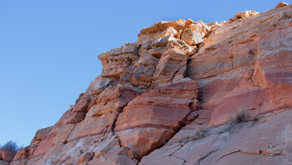 Grand Canyon wall with sky