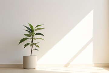 Plant in a room