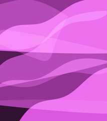 Abstract purple background with different intersecting shapes