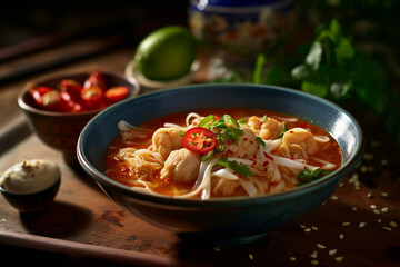 Thailand noodle soup Guay Teow