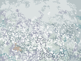 Fototapeta premium Winter motifs - abstract camouflage background or simple landscape in gray tonality. Grunge outdoor motifs for business concepts, fashion trends, posters, covers, wallpaper, fabrics, etc. Vector 