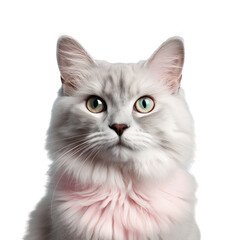 transparent background with pet cat